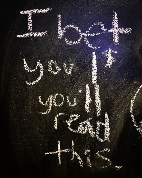 Chalk art